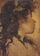 Study for the Head of Apollo in The Forge of Vulcan (df01)
